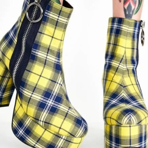 Dolls Kill Shoes - Current mood disorderly conducts platform boots